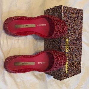 Melissa + Campana Kids/Girls Glitter Shoes.